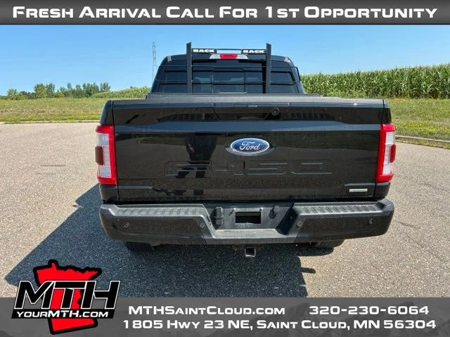 Certified Used 2022 Black Ford Lariat image 7