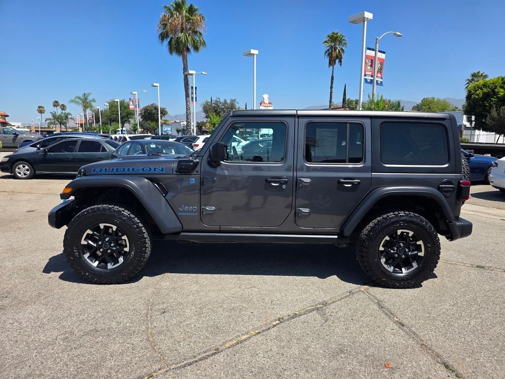 Used 2024 Gray Jeep Rubicon 4xe image 9