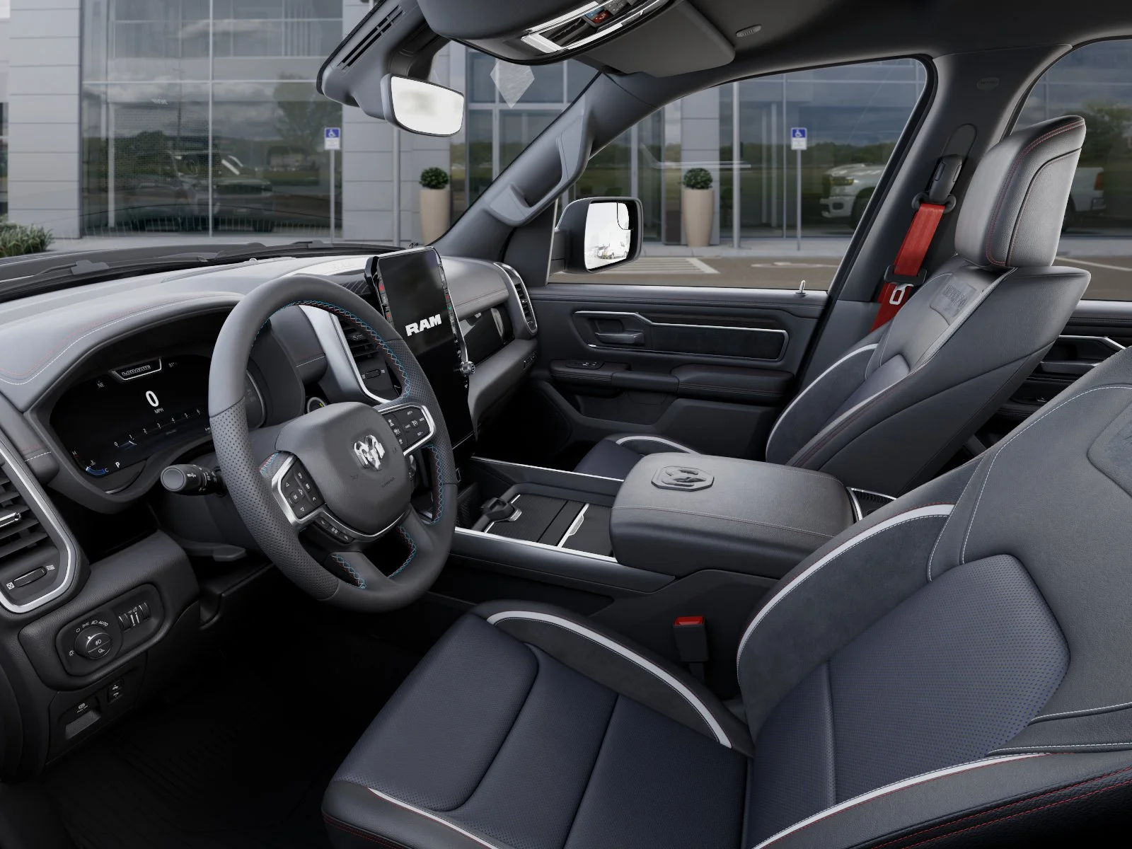 New 2026 Bright White Clear-Coat Exterior Paint RAM Laramie image 50
