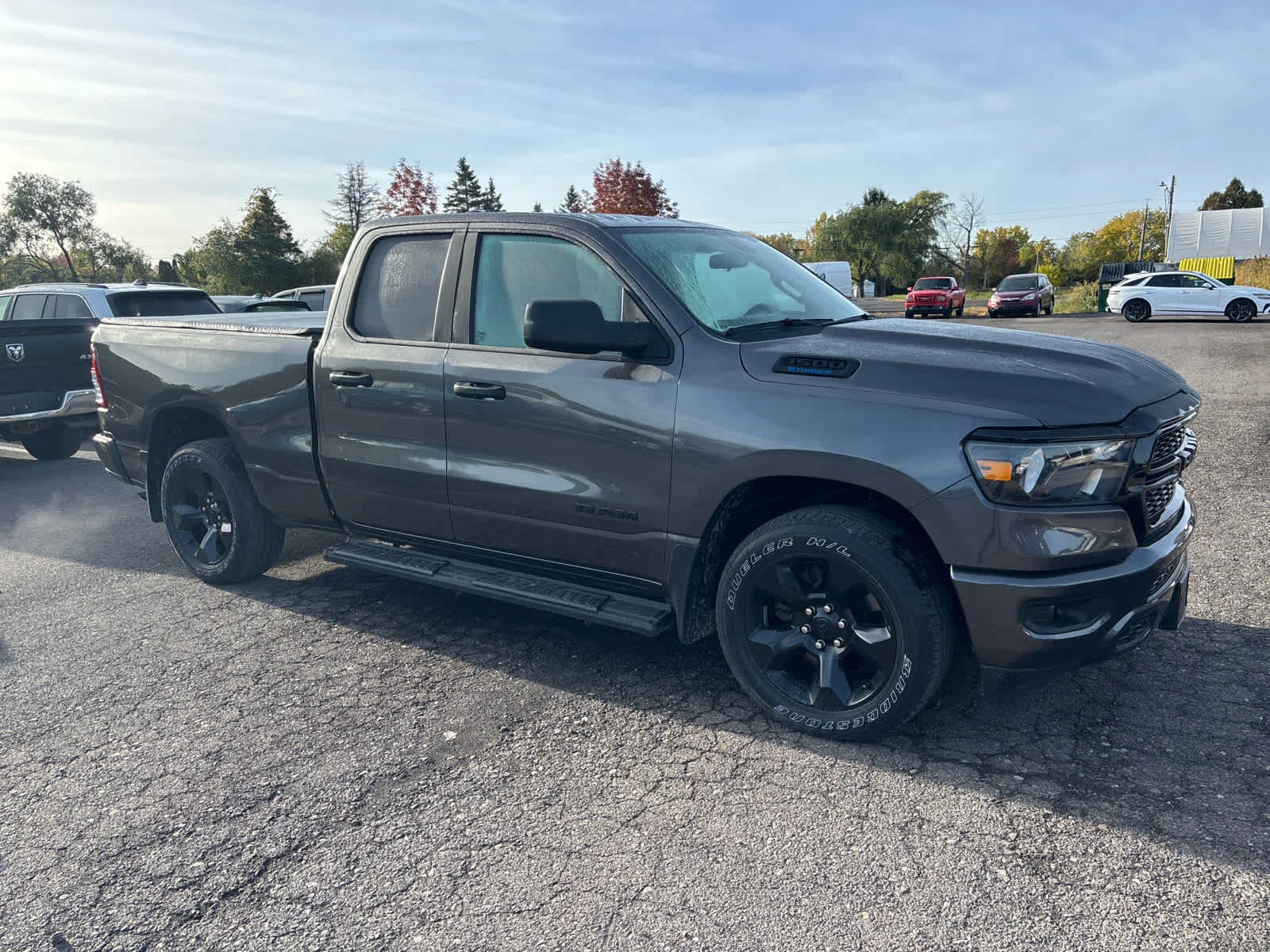 Used 2023 Granite Crystal Metallic Clearcoat Ram Tradesman image 3