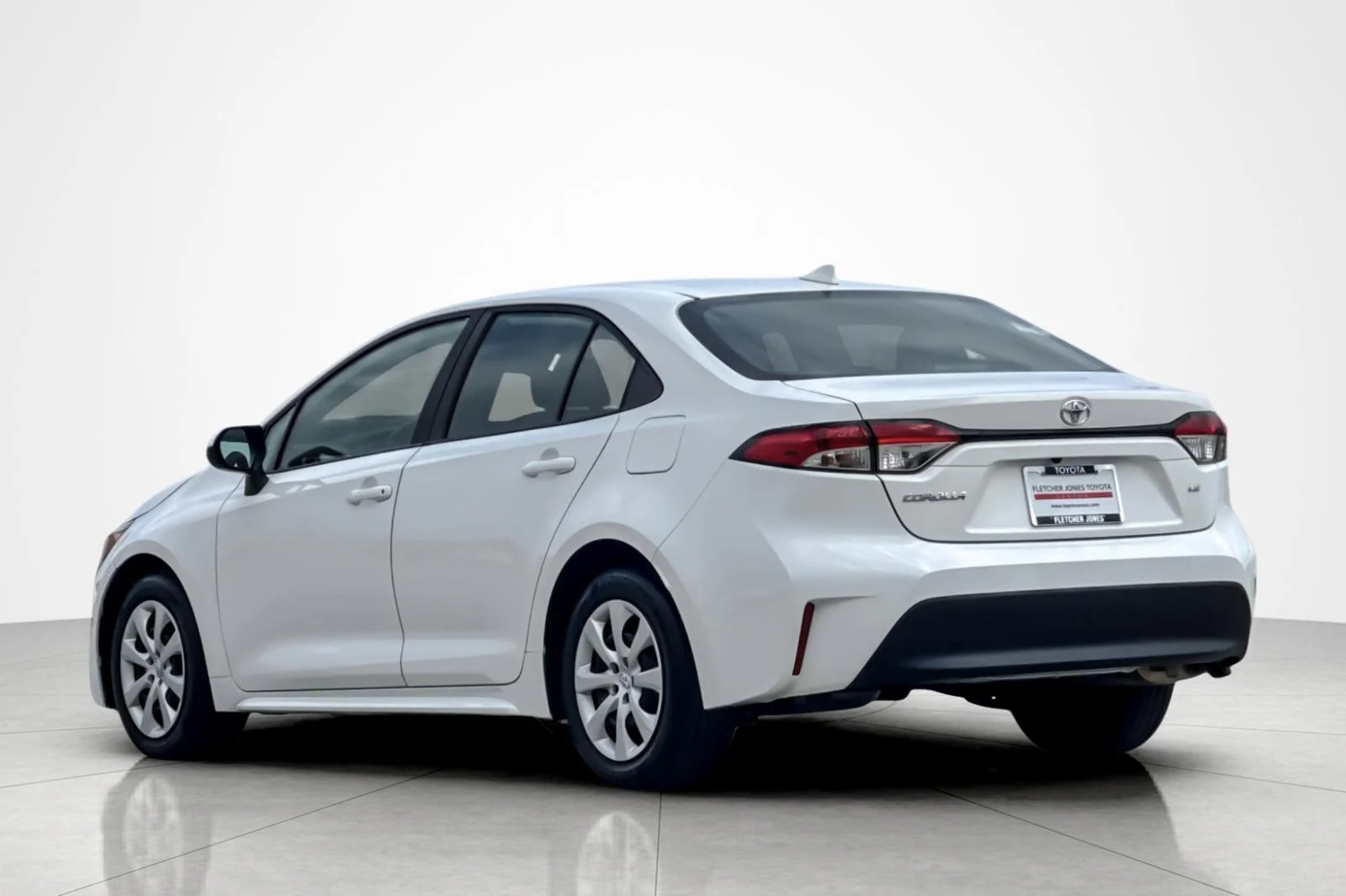 Certified Used 2024 WHITE Toyota LE image 3