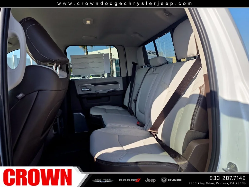 New 2027 Bright White Clear-Coat Exterior Paint RAM Laramie image 12