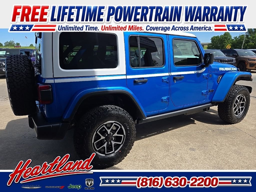 New 2026 Hydro Blue Pearl-Coat Exterior Paint Jeep Rubicon image 12
