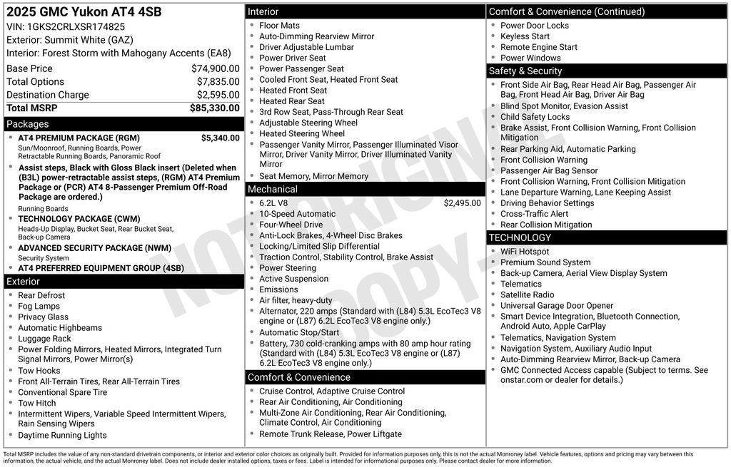 Certified Used 2025 Summit White GMC AT4 image 48