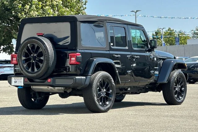 Used 2024 Black Jeep Sahara 4xe image 4