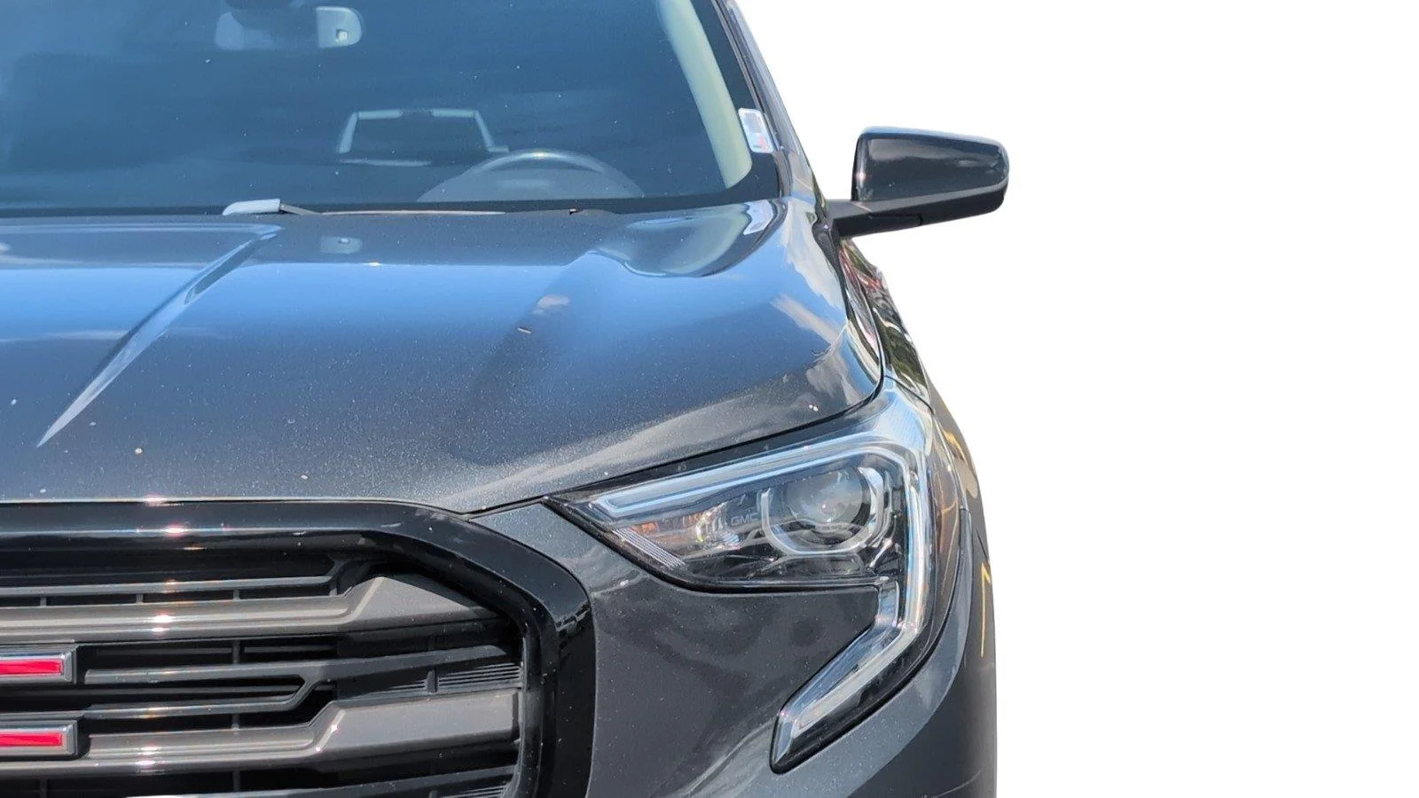 Used 2021 Graphite Gray Metallic GMC SLT image 12