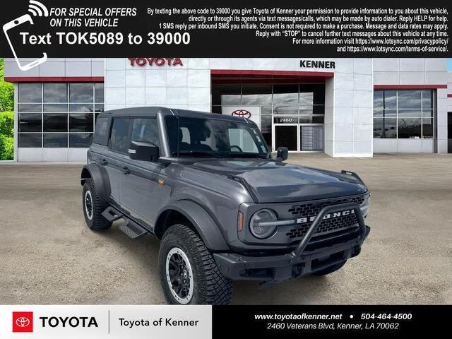 Used 2024 Carbonized Gray Ford Badlands image 1