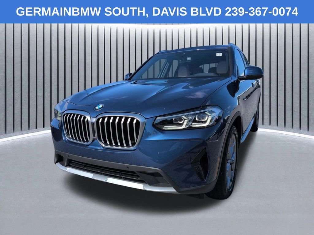 Certified Used 2022 Blue Metallic BMW sDrive30i image 9