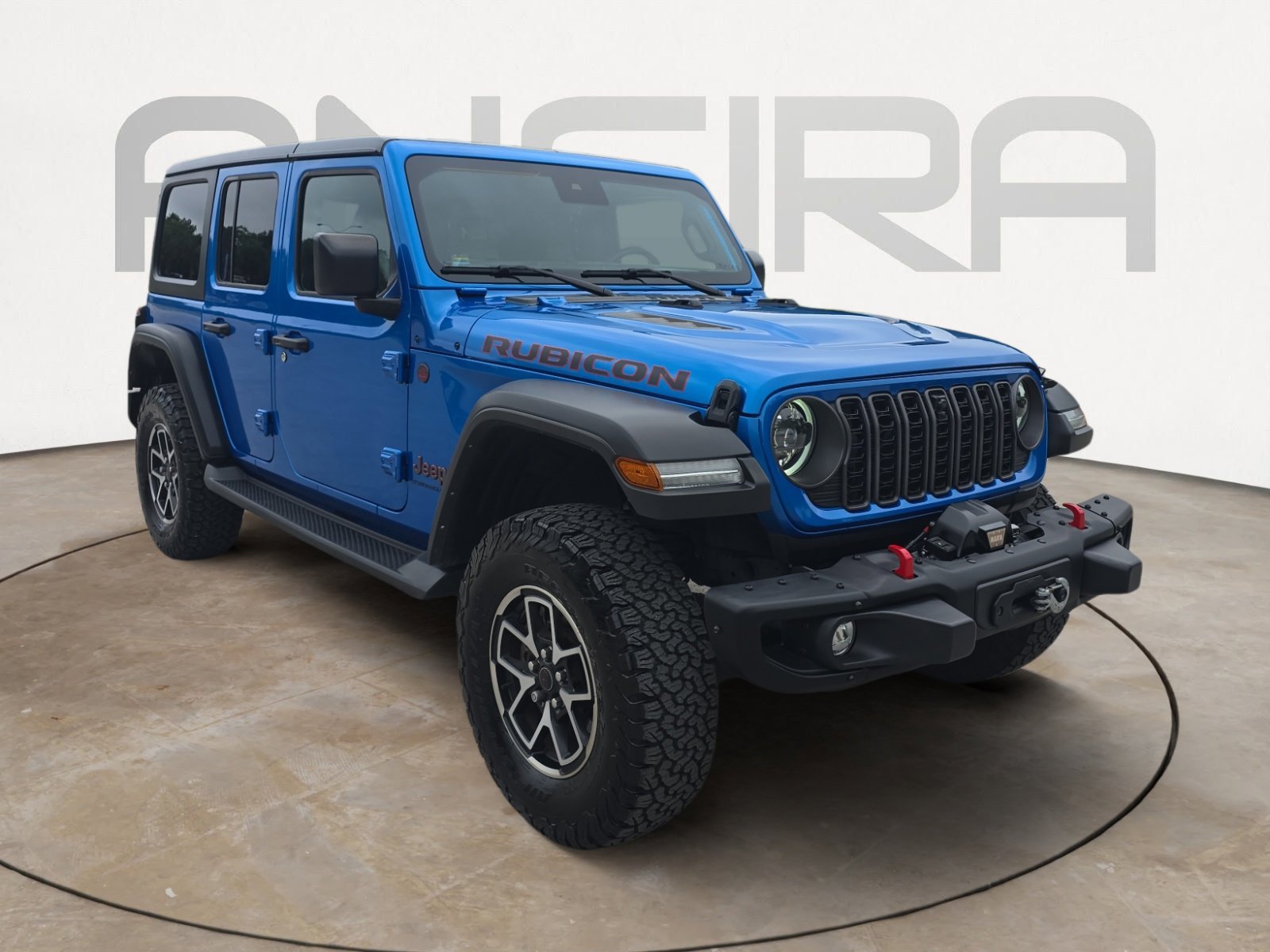 Used 2024 Hydro Blue Pearlcoat Jeep Rubicon image 4