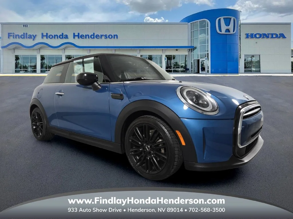 Used 2022 Island Blue Metallic MINI Oxford Edition image 1