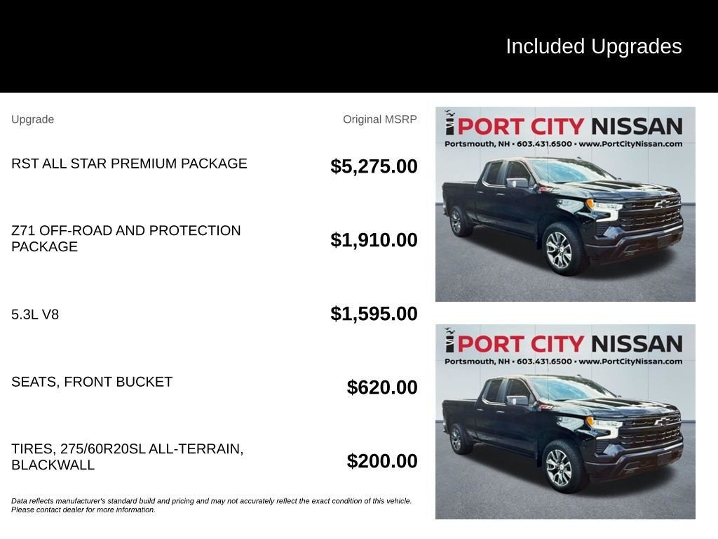 Used 2023 Black Chevrolet RST all star premium edition image 5