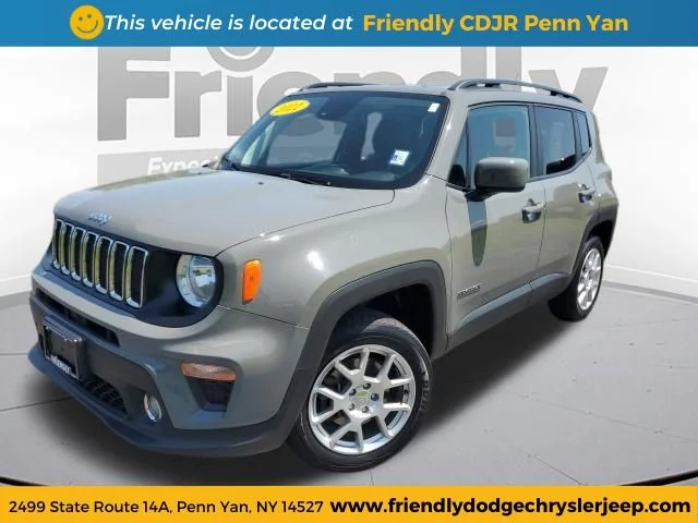 Used 2021 Gray Jeep Latitude image 1