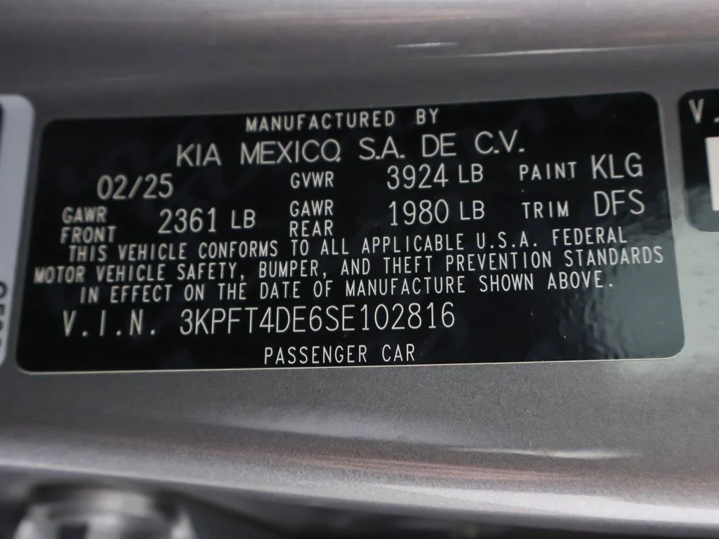 Used 2025 Gray Kia LXS image 48