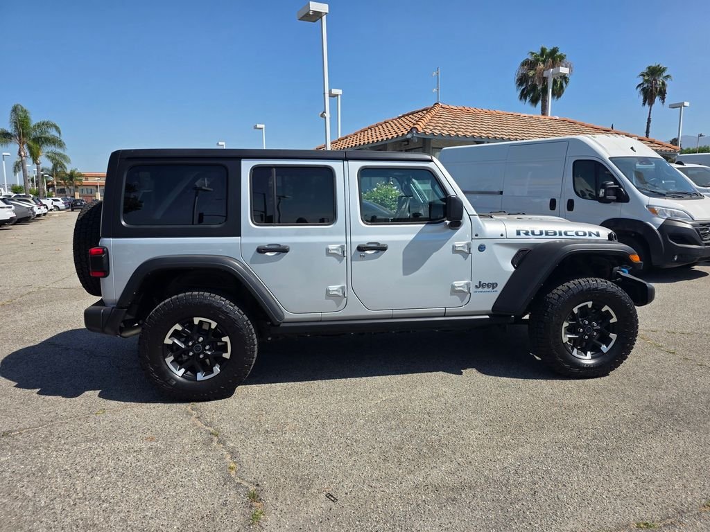 Used 2024 Silver Jeep Rubicon 4xe image 4