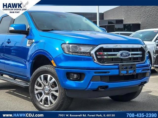 Used 2021 Blue Ford Lariat image 3