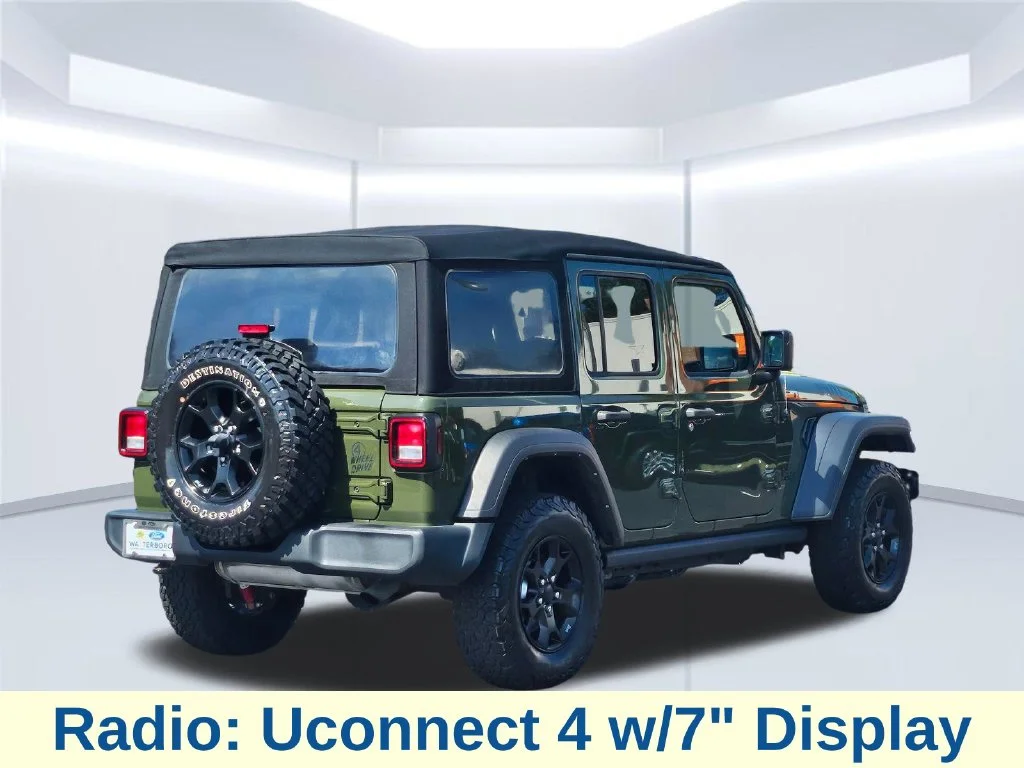 Certified Used 2022 Green Jeep Unlimited Willys image 21