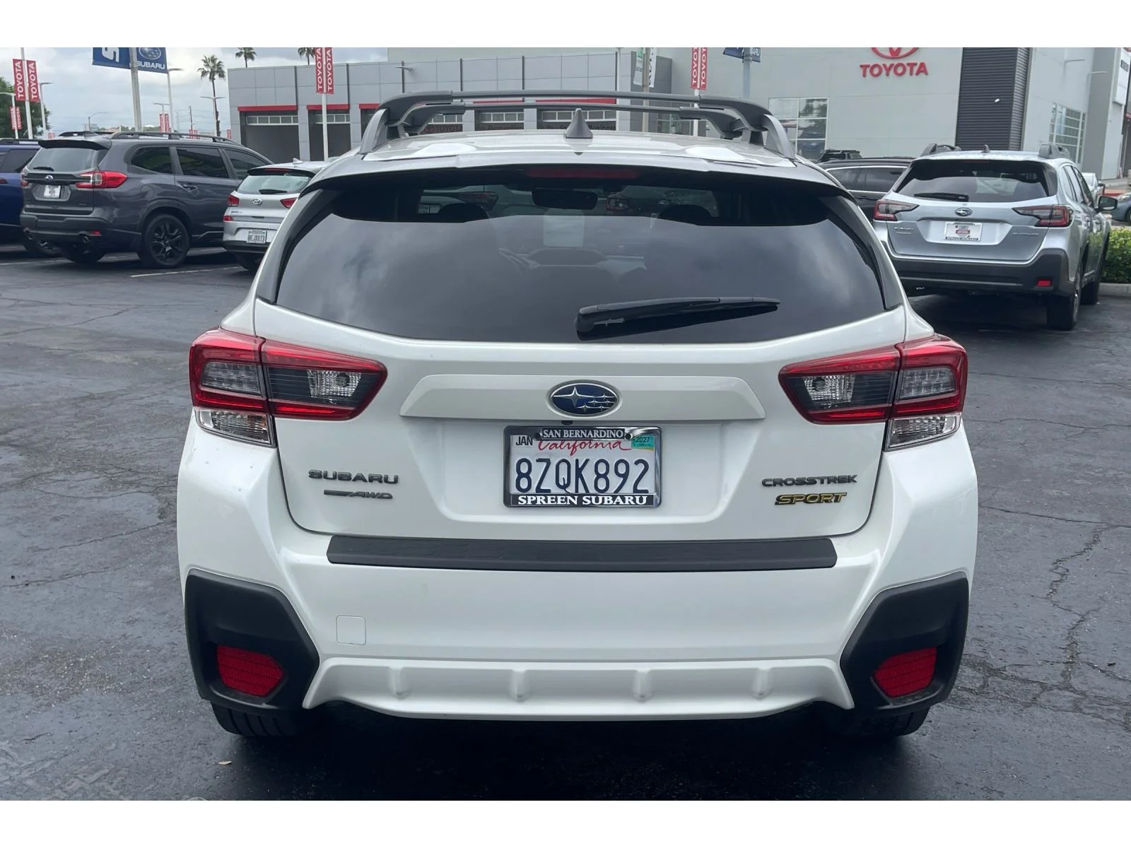 Used 2021 CRYSTAL WHITE PEA Subaru Sport image 4