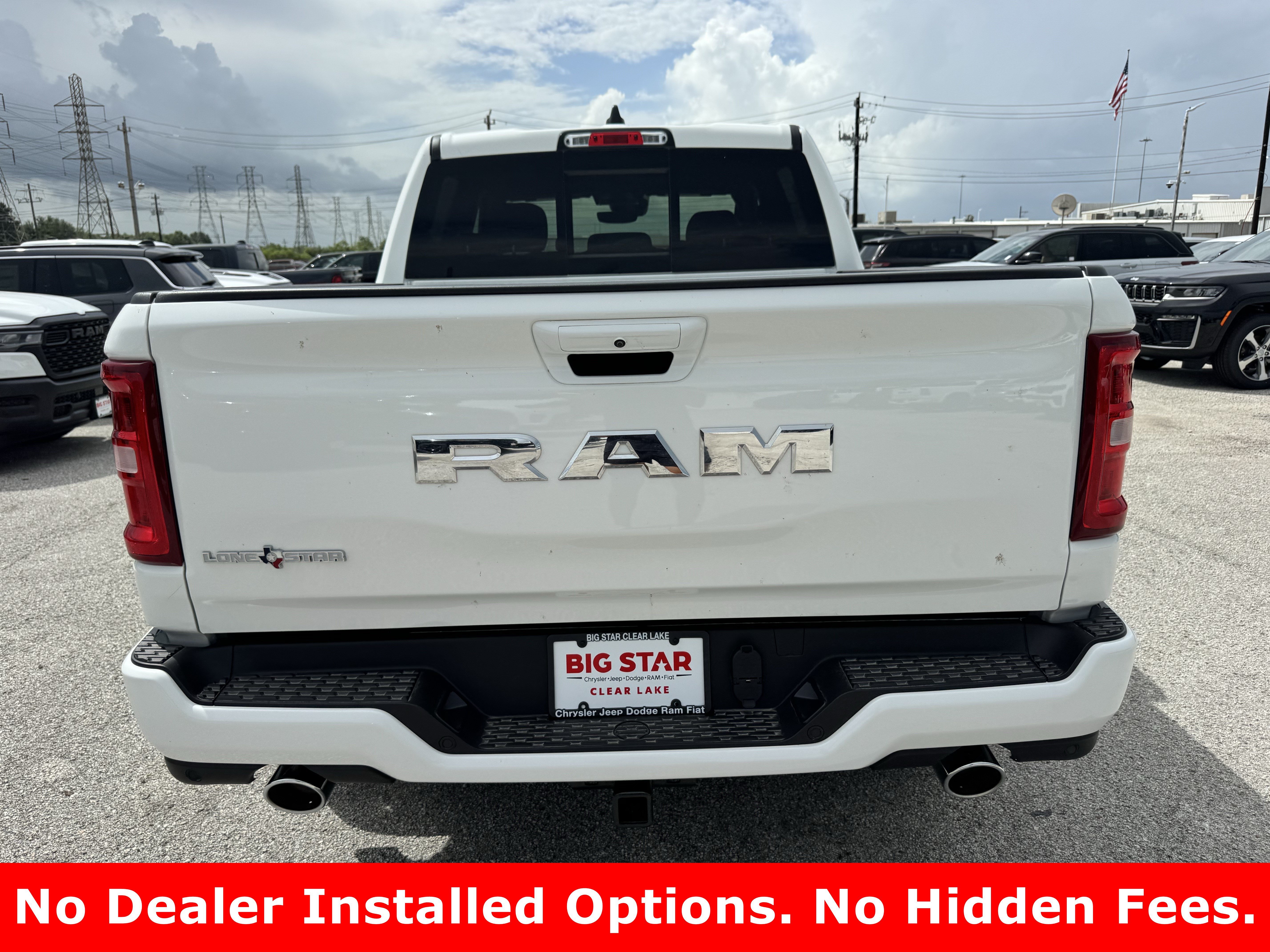 New 2026 Bright White Clear-Coat Exterior Paint RAM Lone Star image 6