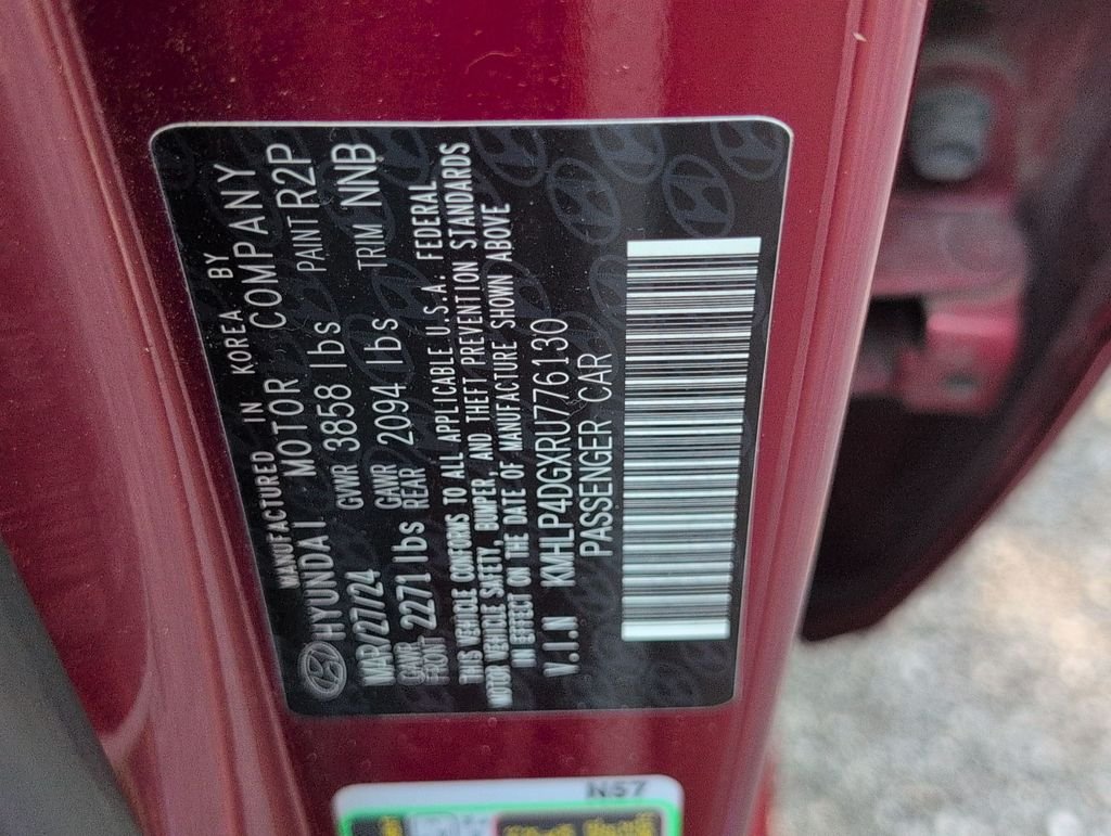 Used 2024 Red Hyundai Limited image 34
