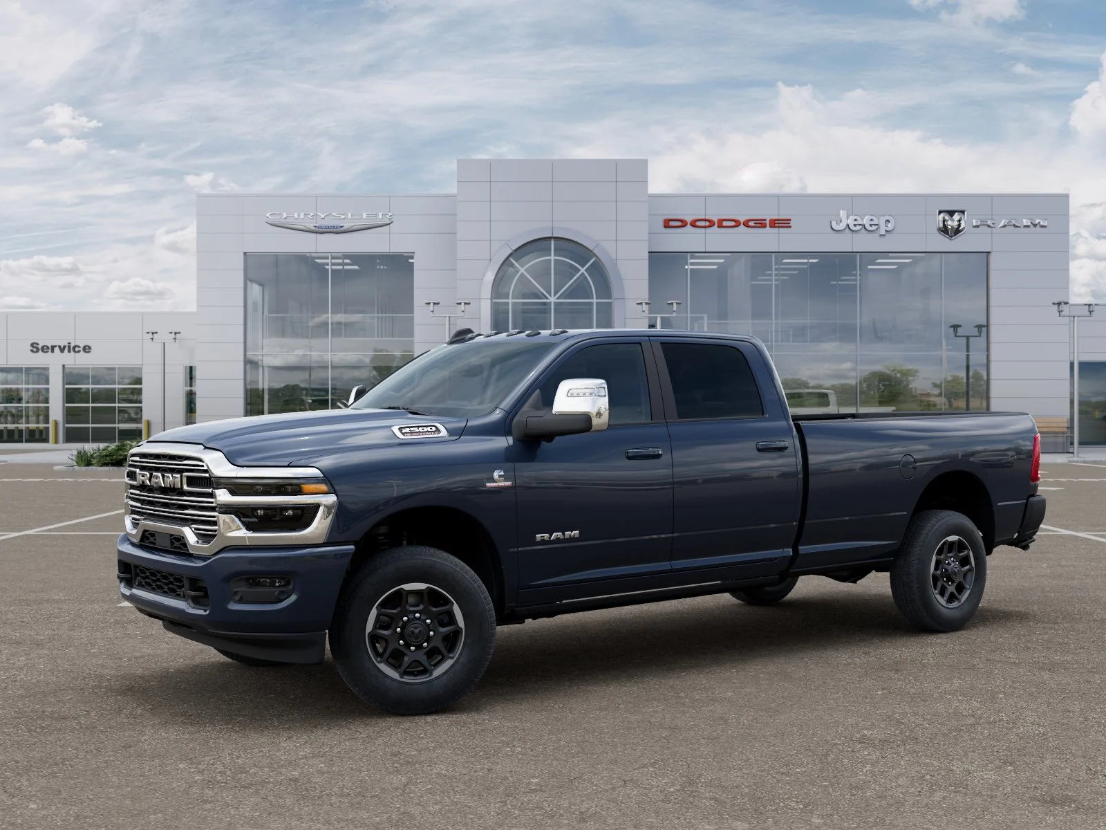 New 2026 Forged Blue Metallic Exterior Paint RAM Laramie image 29