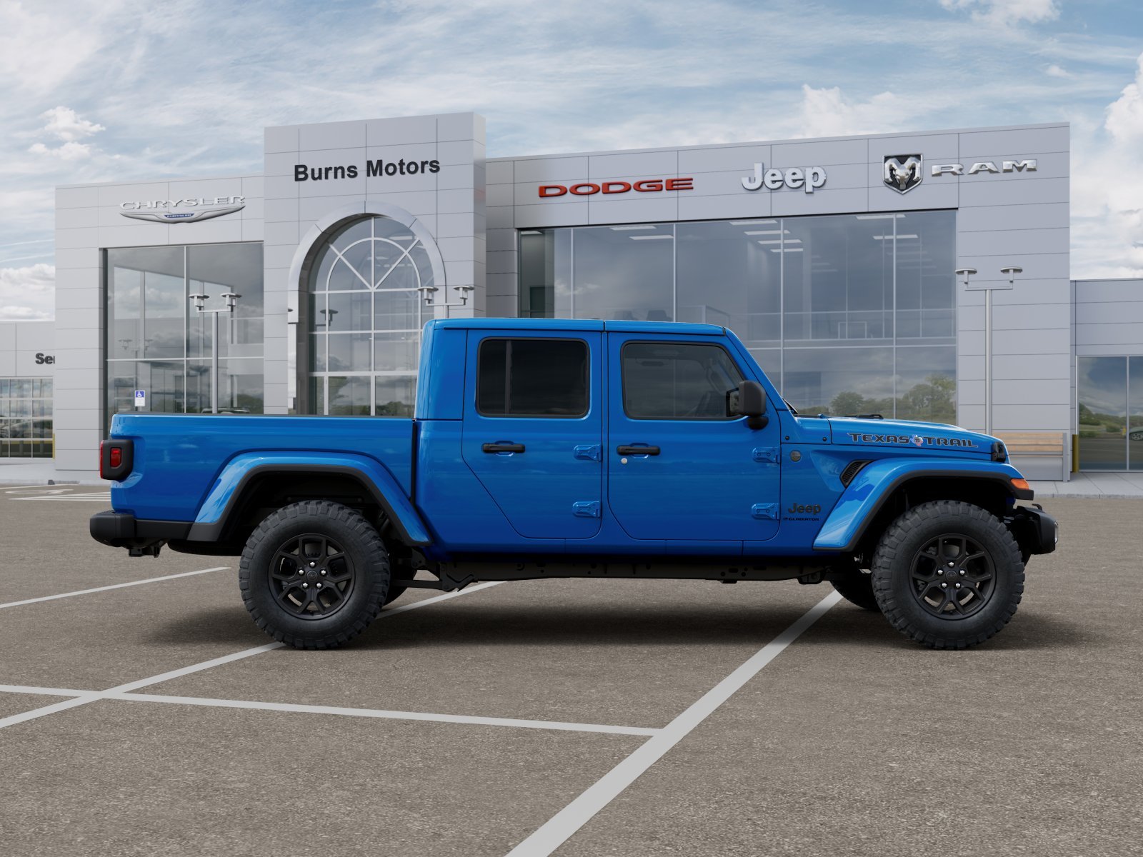 New 2026 Hydro Blue Pearl-Coat Exterior Paint Jeep Texas Trail image 47