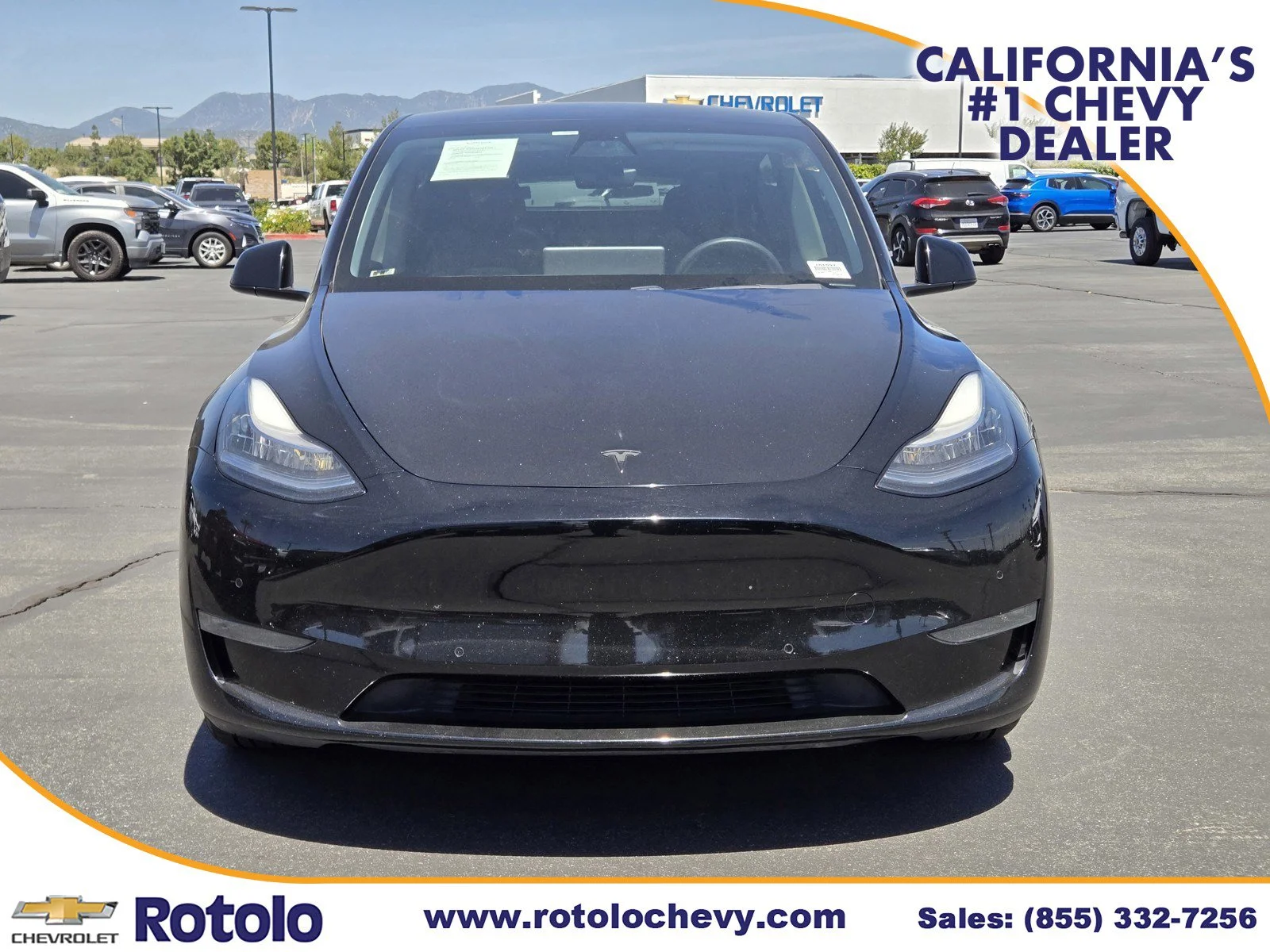 Used 2021 Tesla Model Y Long Range with VIN 5YJYGDEE0MF071183 for sale in Fontana, CA
