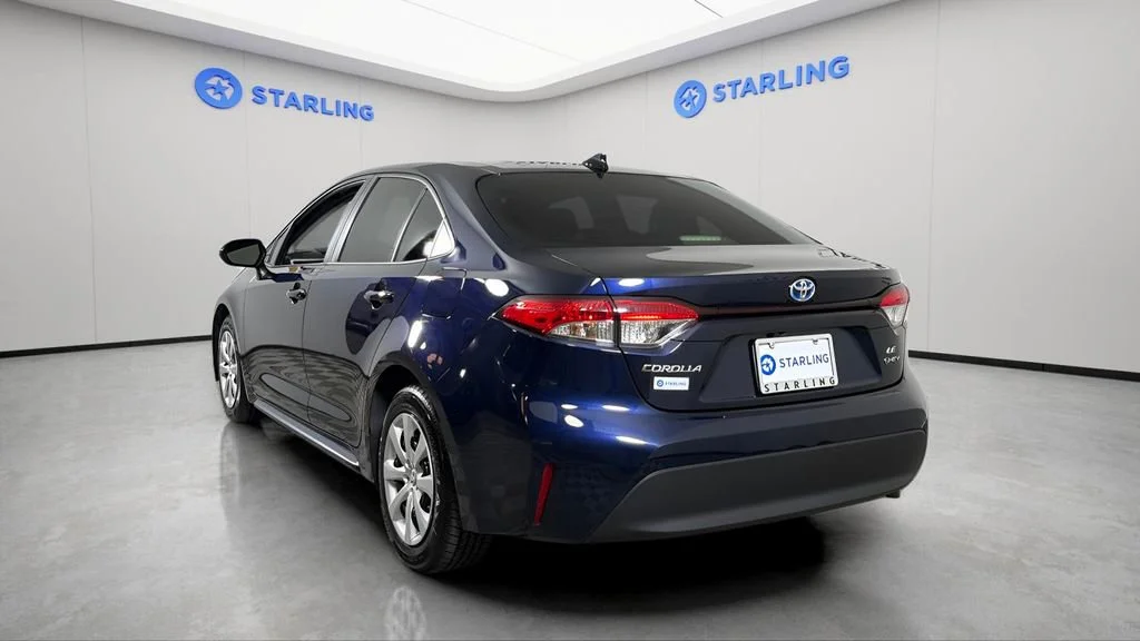 Used 2025 Blue Toyota Hybrid LE image 7