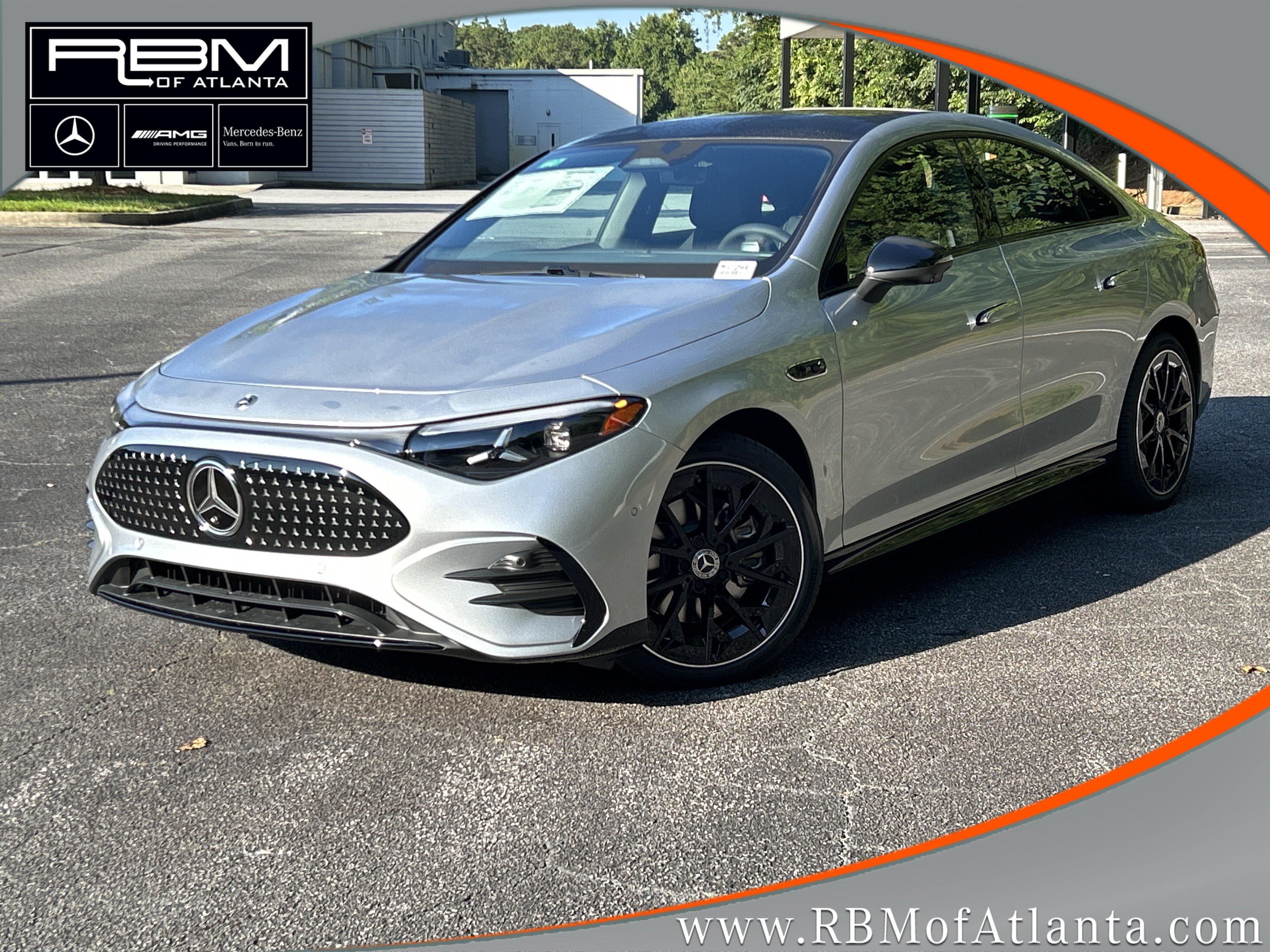 New 2027 Cirrus Silver Metallic Mercedes-Benz CLA 250+ Electric Sedan image 1