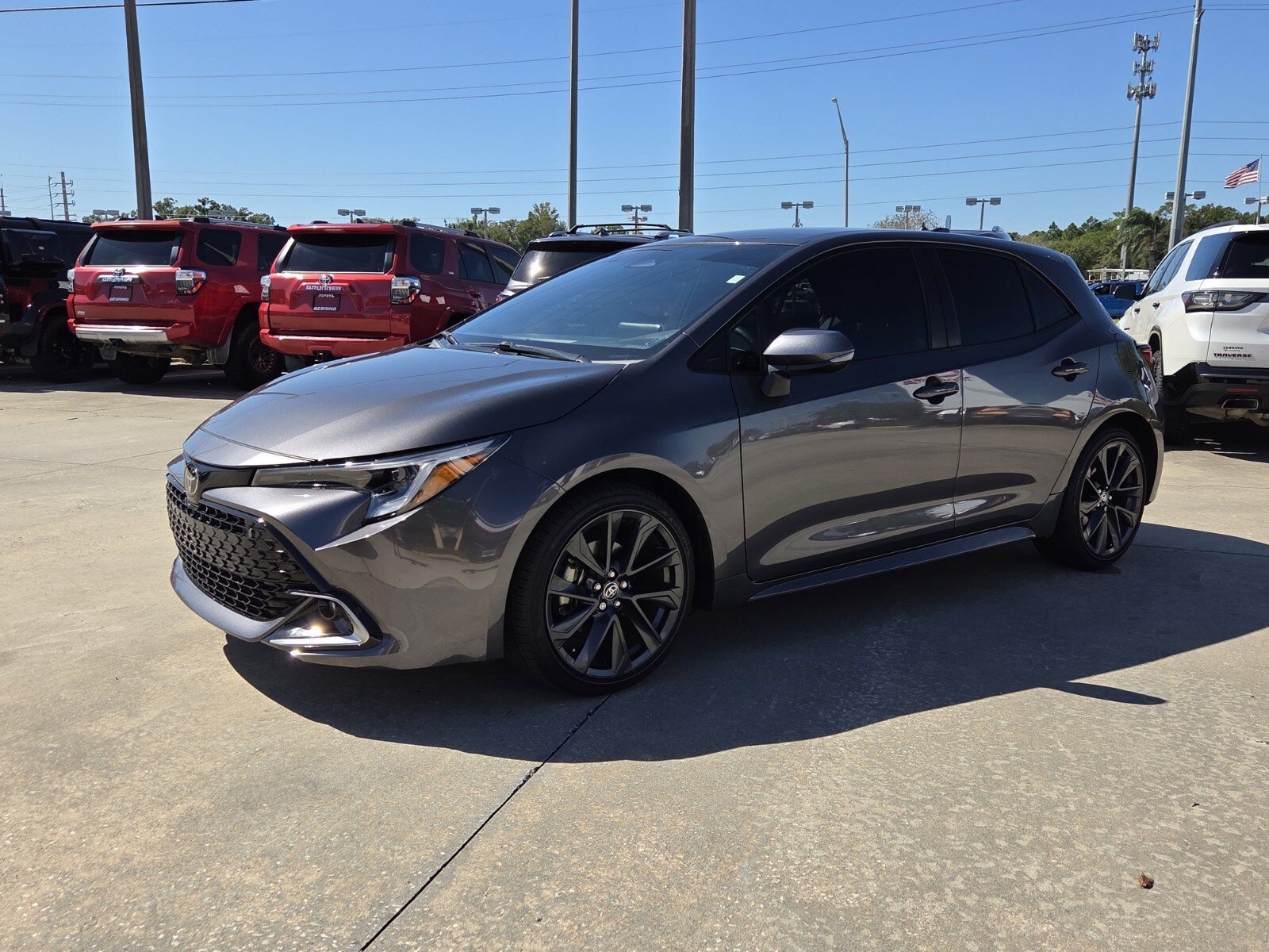Used 2025 Magnetic Gray Metallic Toyota XSE image 2