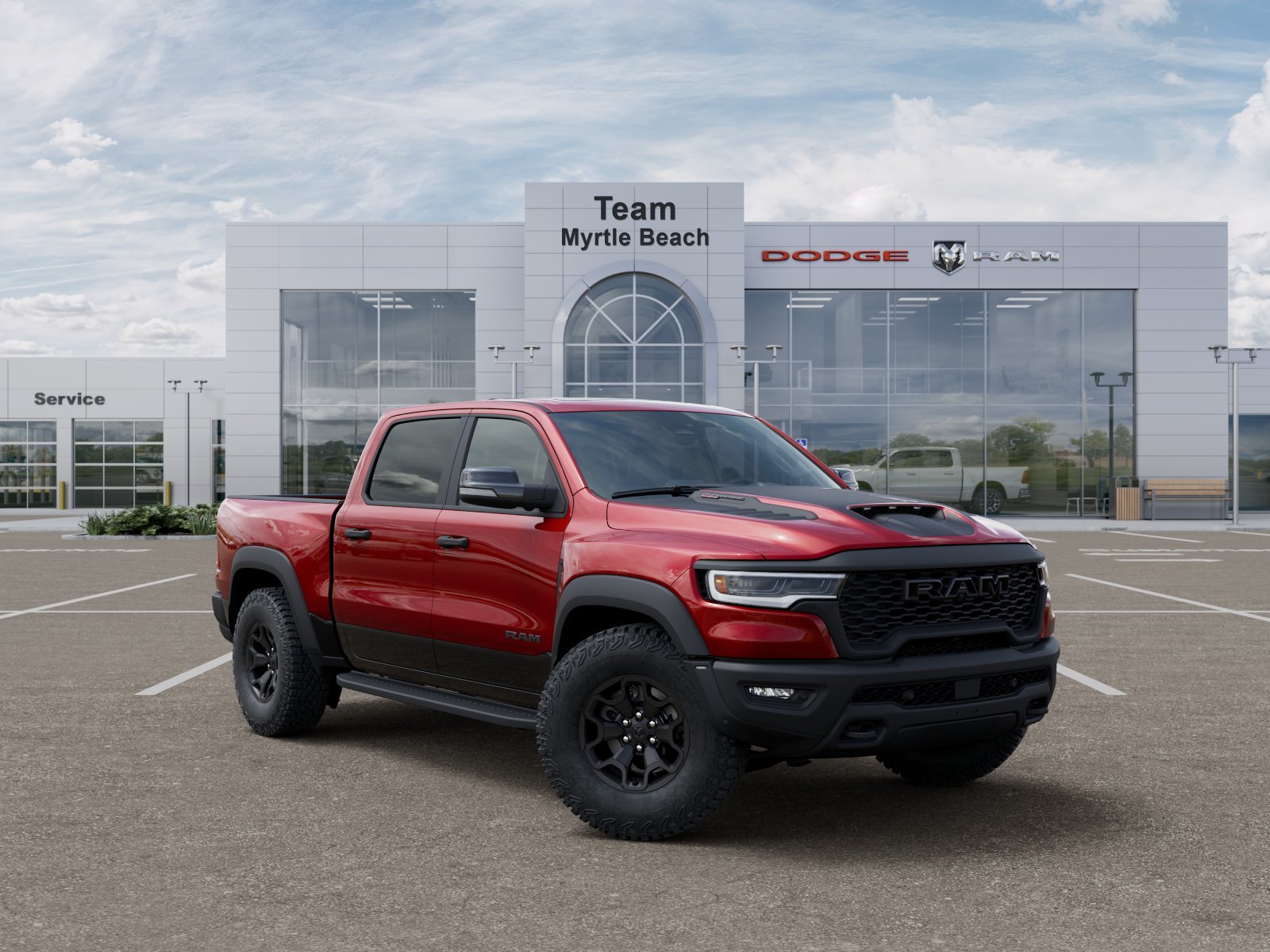 New 2026 Molten Red Pearl-Coat Exterior Paint RAM RHO image 27