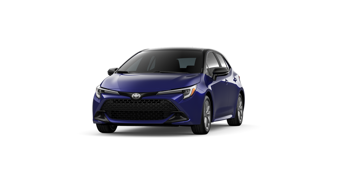 New 2026 Blue Crush Metallic with Midnight Black Metallic roof Toyota SE image 30