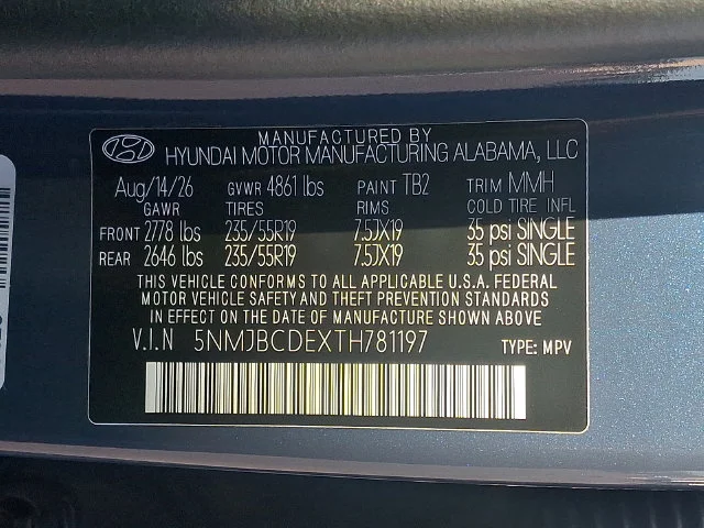 New 2026 Blue Hyundai SEL Plus image 19