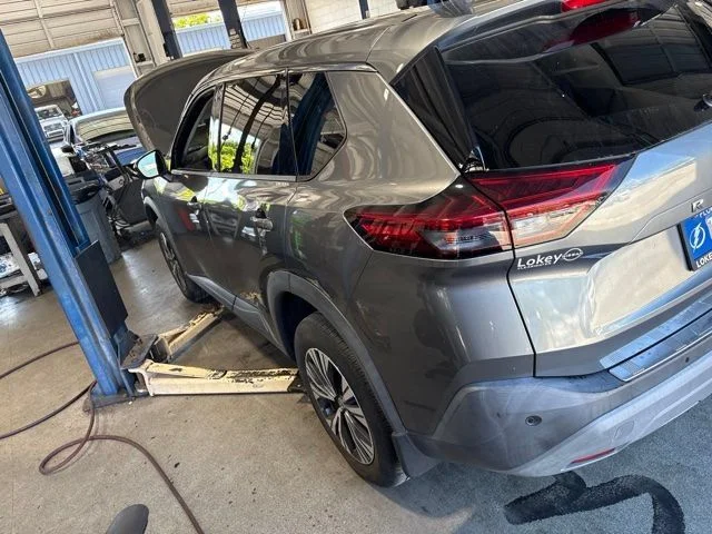 Certified Used 2021 Gray Nissan SV image 2