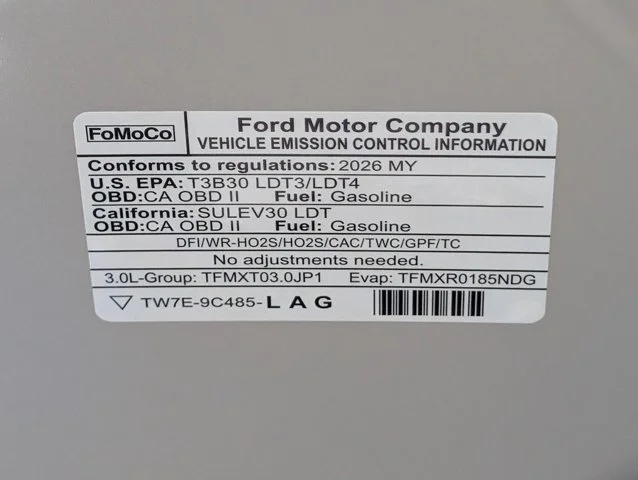 New 2026 Space White Metallic Ford Tremor® image 60
