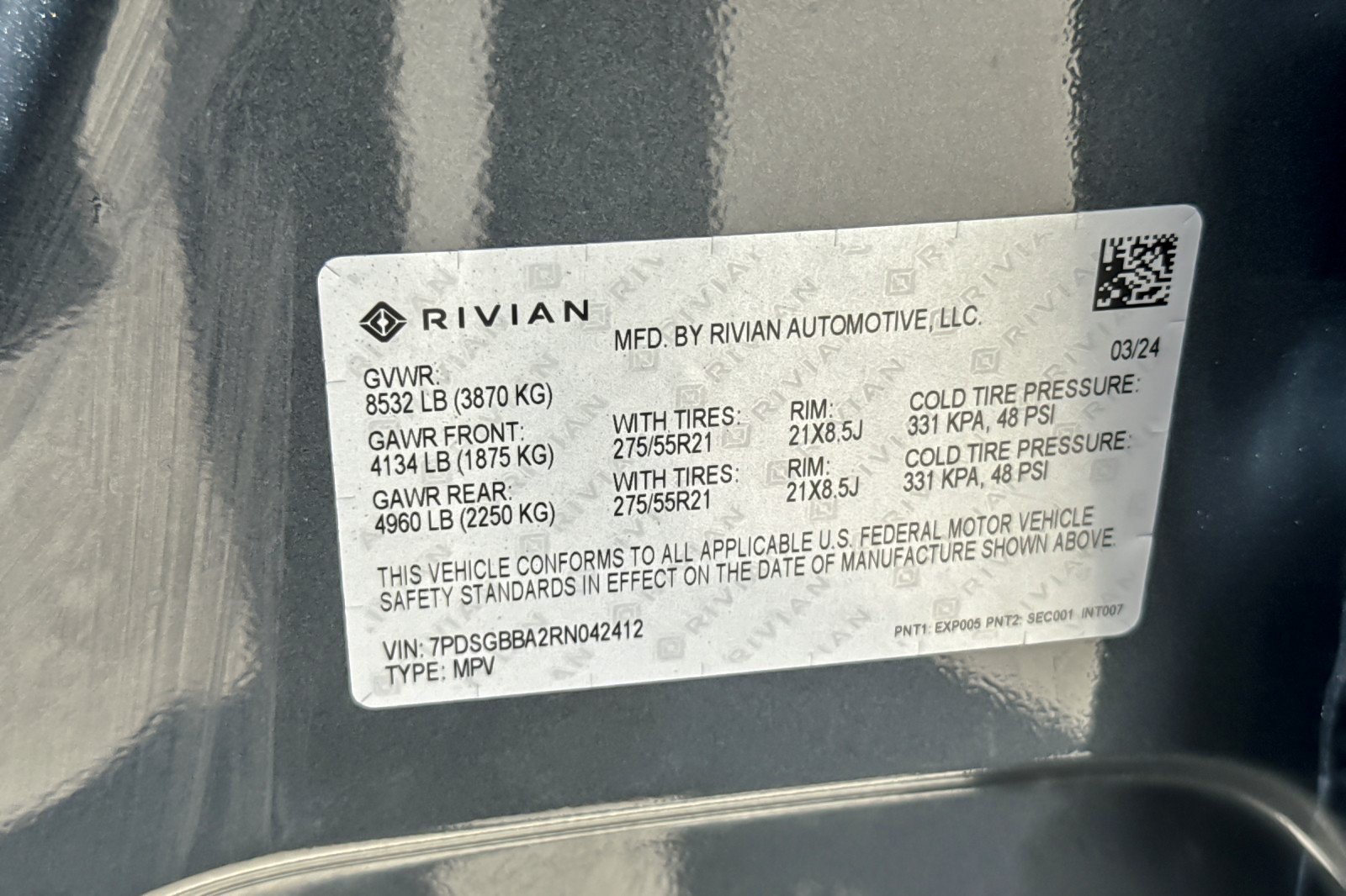 Used 2024 GRAY Rivian Adventure image 28