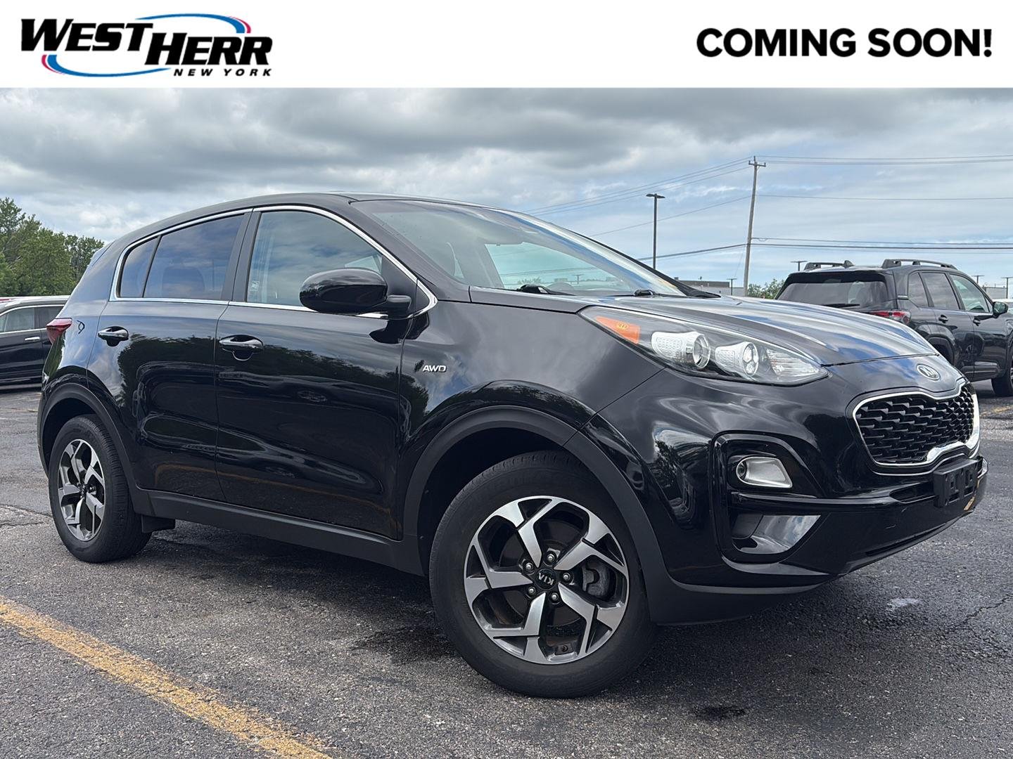Used 2020 Black Cherry Kia  image 1