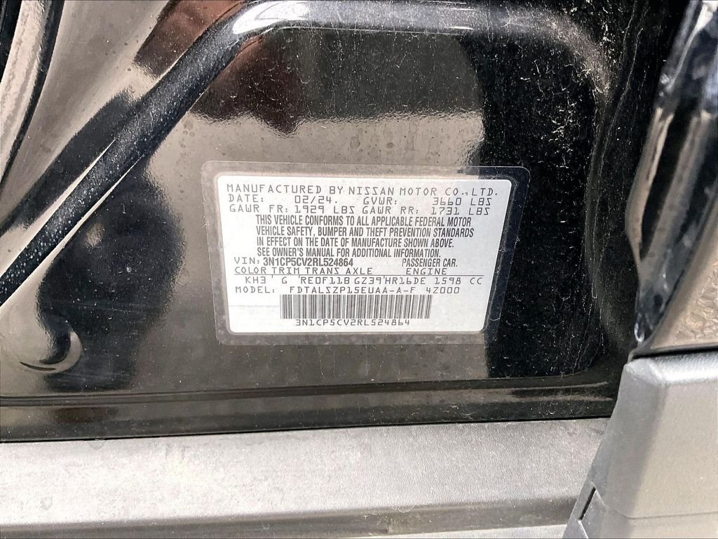 Used 2024 Super Black Nissan SV image 31