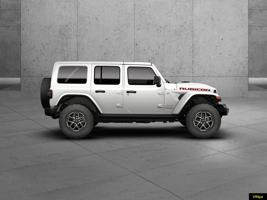 New 2026 Bright White Clear-Coat Exterior Paint Jeep Rubicon image 5