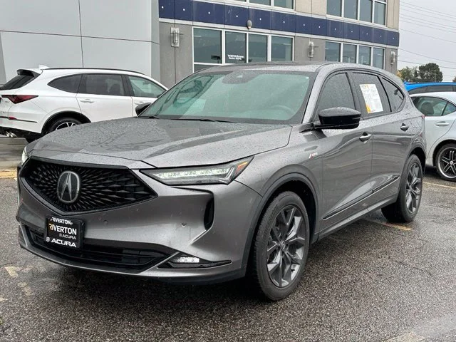 Certified Used 2023 Liquid Carbon Metallic Acura SH-AWD with A-Spec Package image 2