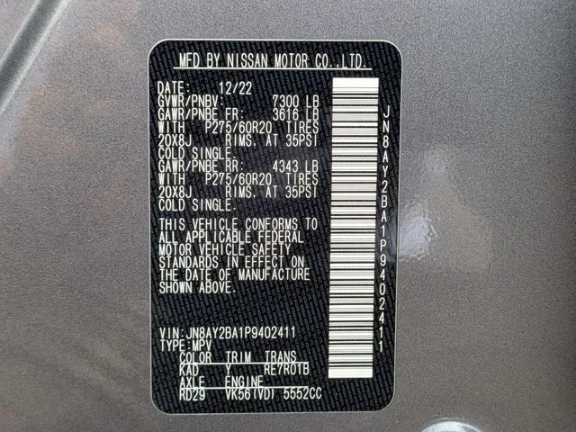 Used 2023 Gray Nissan SL image 29