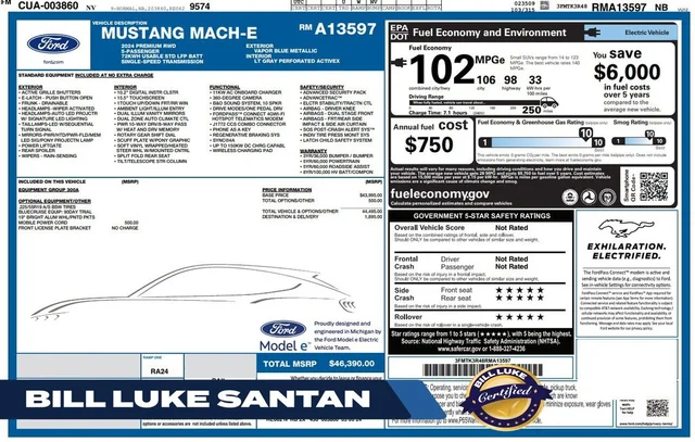 2024 Ford Mustang Mach-E Premium