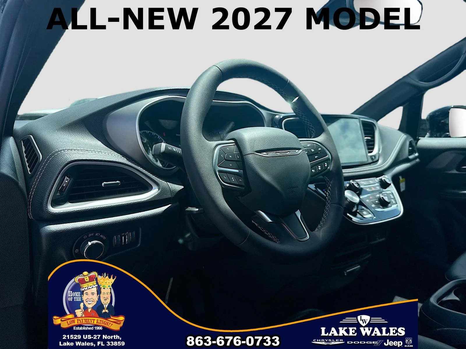 New 2027 Diamond Black Crystal Pearl-Coat Exterior Paint Chrysler  image 8