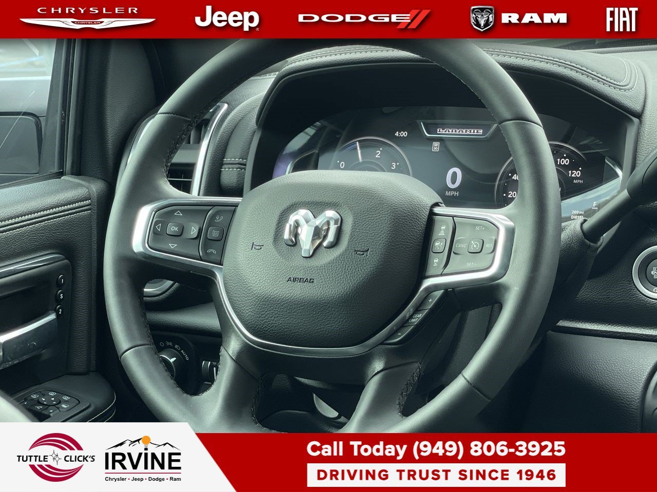 Used 2025 Bright White Clearcoat Ram Laramie image 24
