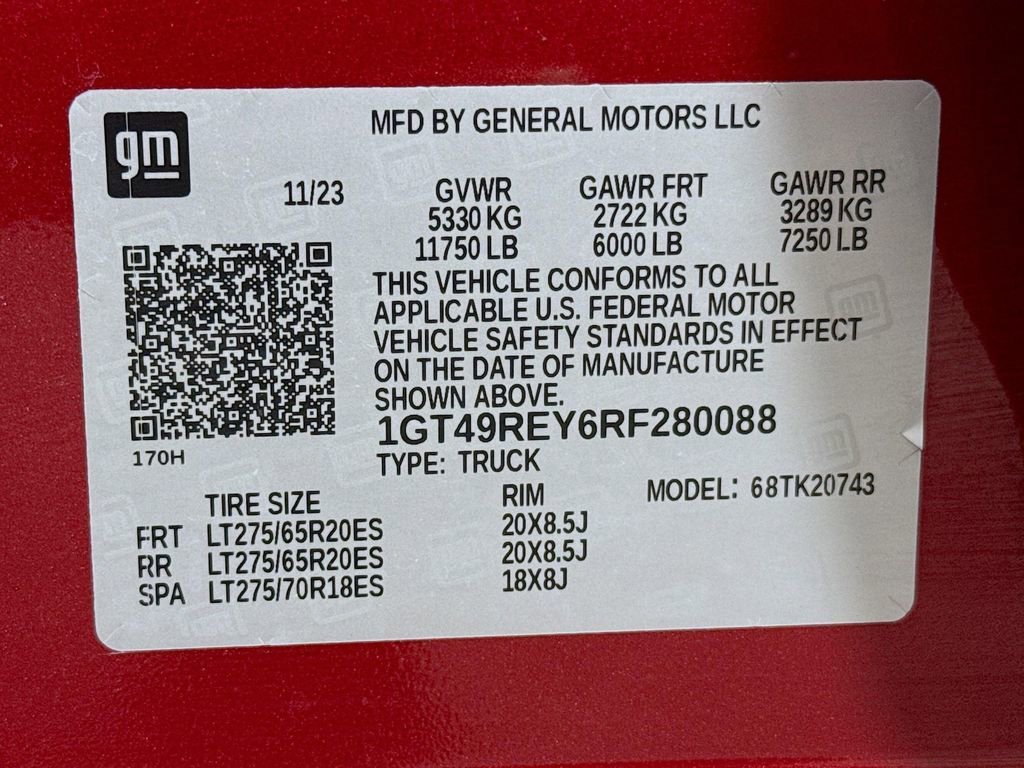 Used 2024 Volcanic Red Tintcoat GMC Denali image 33