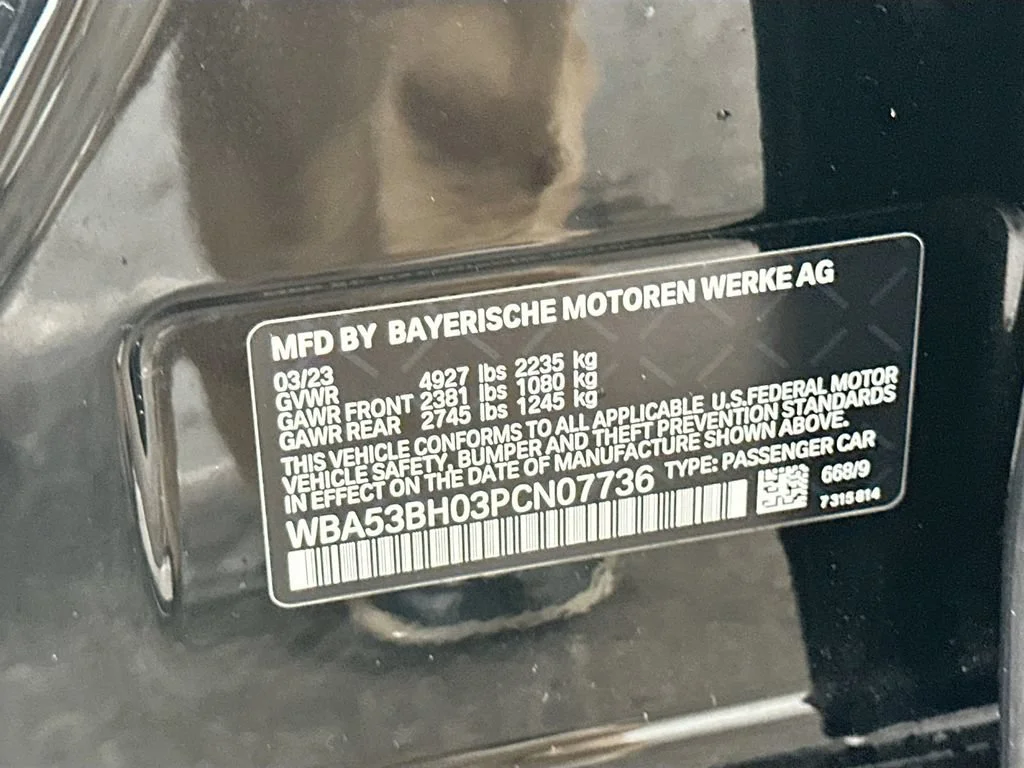 Used 2023 Jet Black BMW 530i image 34