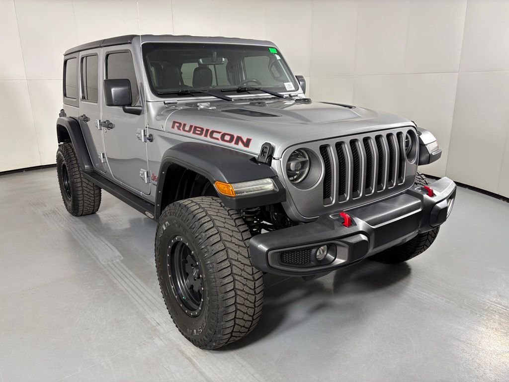 Used 2021 Silver Jeep Unlimited Rubicon image 2