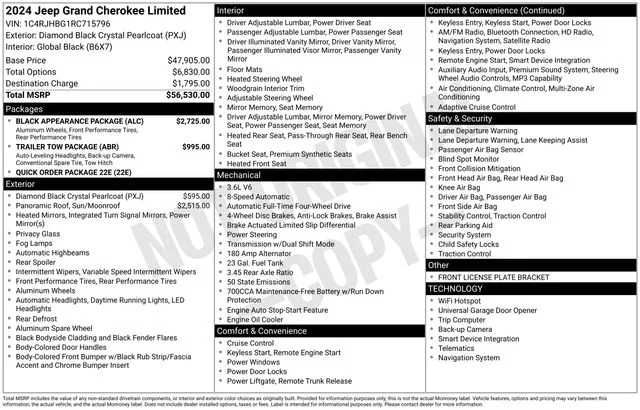 Used 2024 Black Jeep Limited image 18