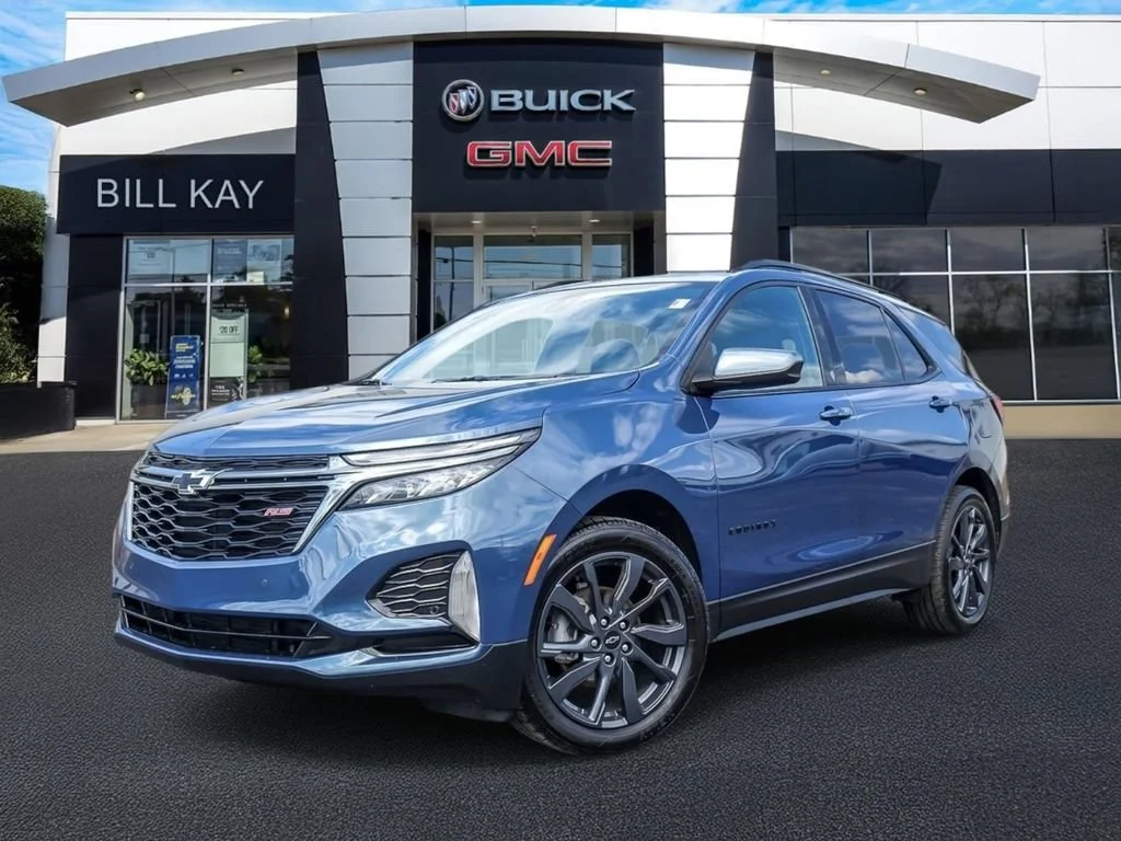 Used 2024 Lakeshore Blue Metallic Chevrolet RS image 1