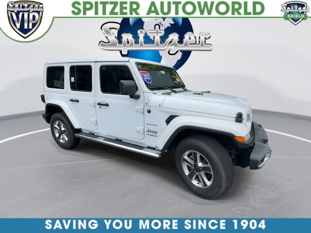 Used 2021 White Jeep Unlimited Sahara image 2