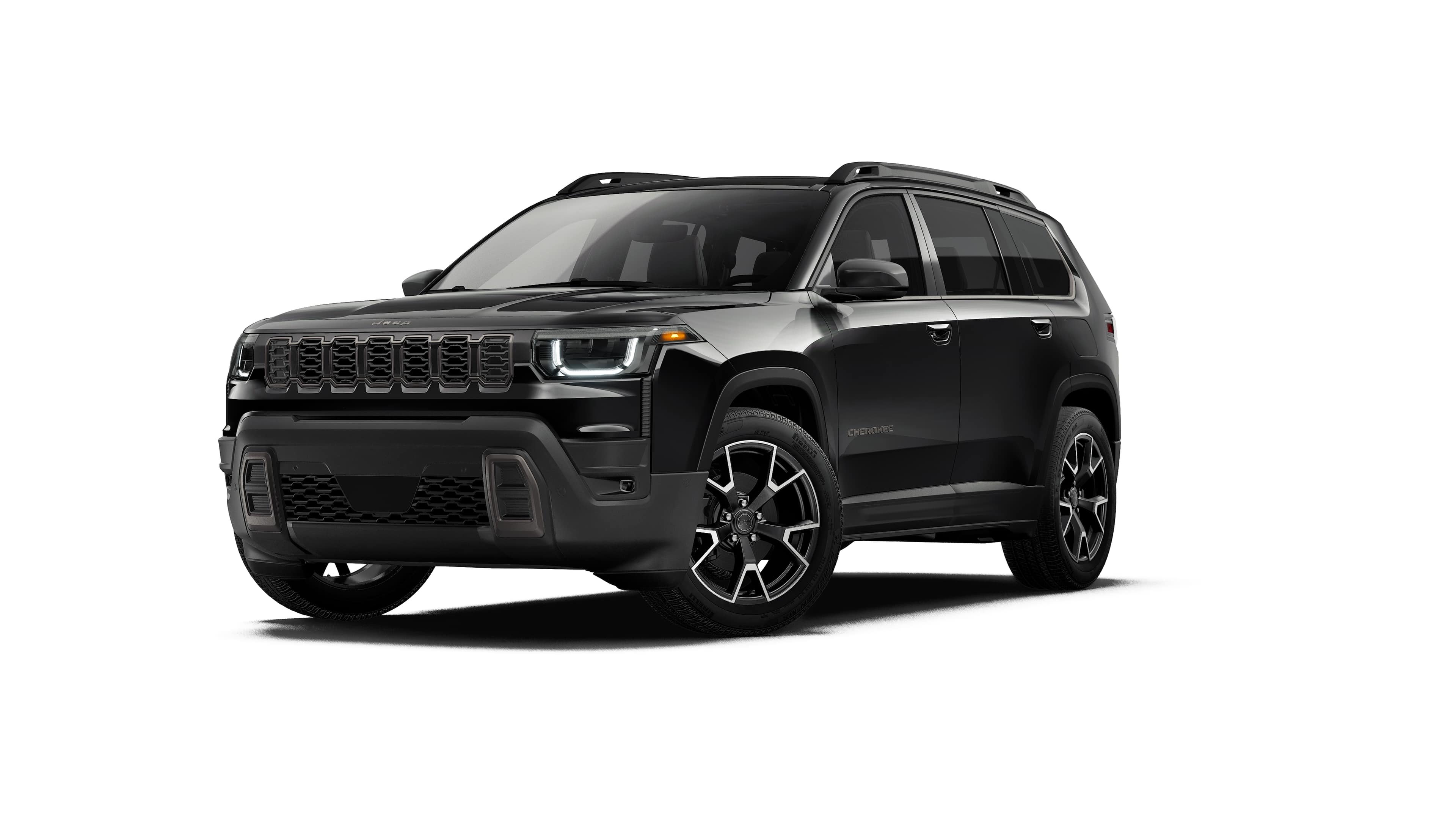 New 2027 Diamond Black Crystal Pearl-Coat Paint Jeep Overland image 1